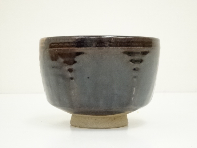 道具 ] - 道具 膳所焼 岩崎新定造 面取茶碗（共箱） | ネットショップ